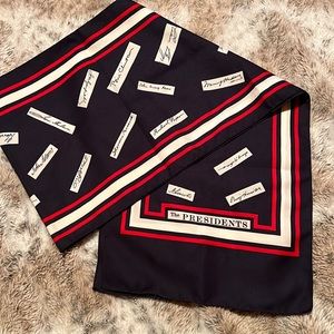 Vintage 90’s Millicent Presidents Scarf